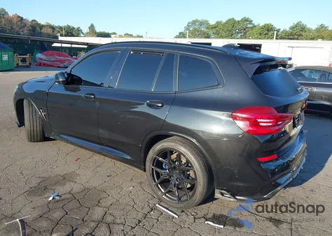 2020 BMW X3 M Competition z USA, uszkodzony, nr VIN 5YMTS0C01LLA58019